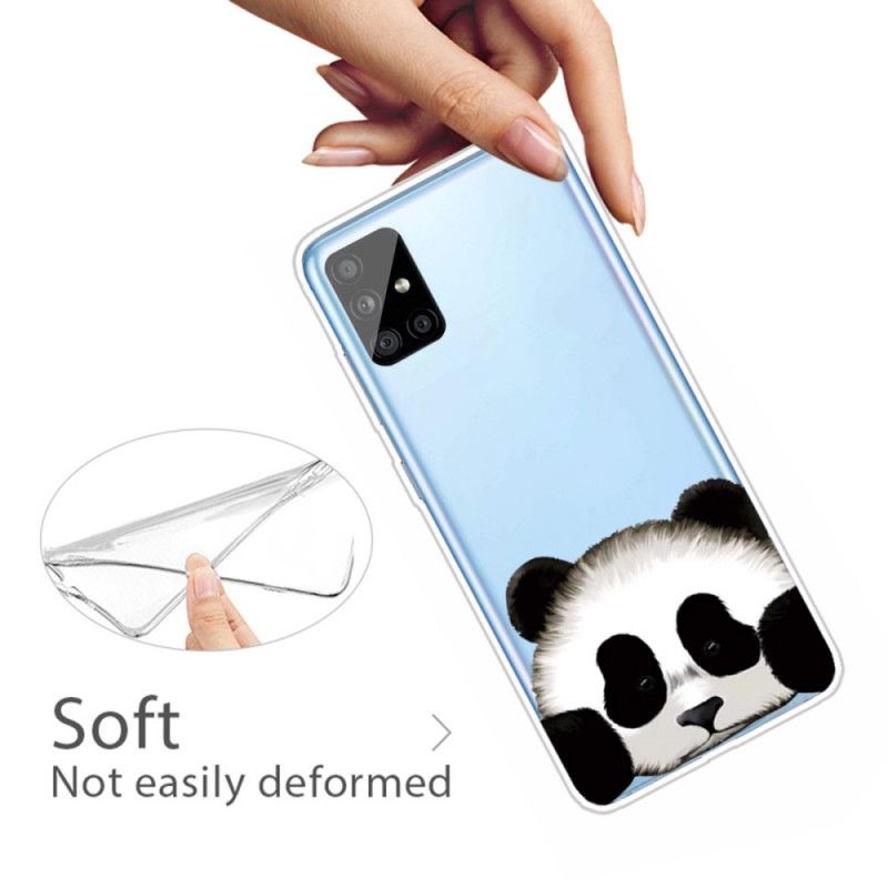 Cover Samsung Galaxy A31 Gennemsigtig Panda