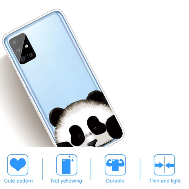 Cover Samsung Galaxy A31 Gennemsigtig Panda