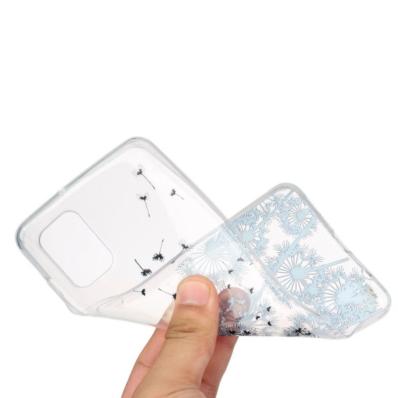 Cover Samsung Galaxy A31 Gennemsigtige Sorte Mælkebøtter