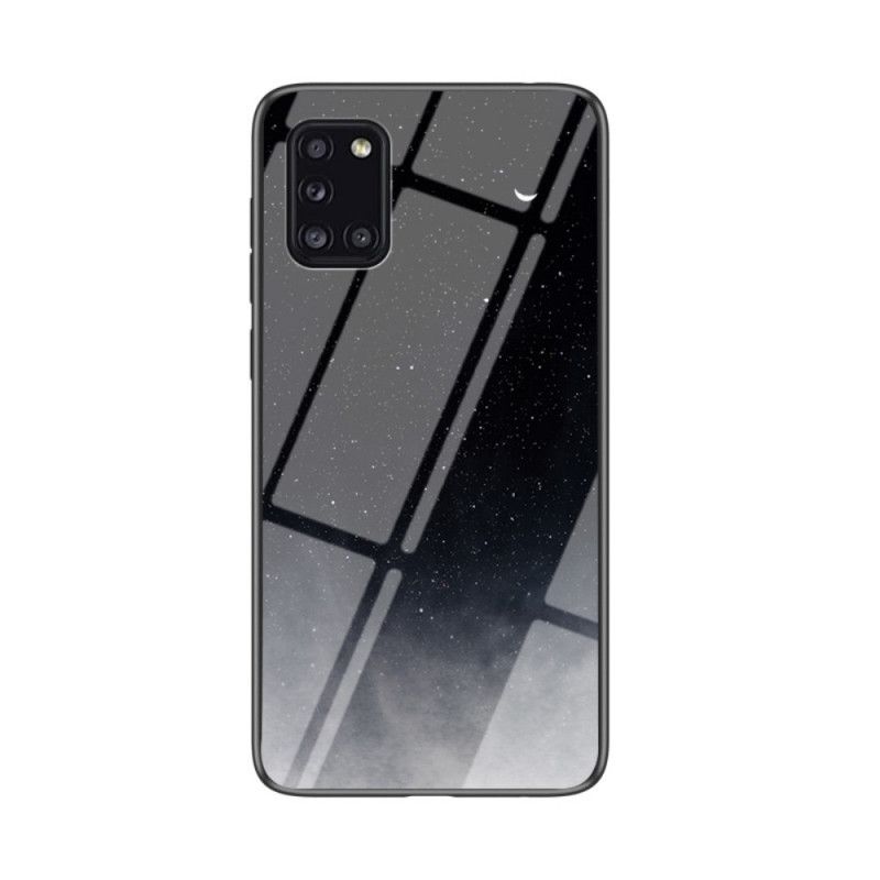 Cover Samsung Galaxy A31 Hvid Skønhedshærdet Glas