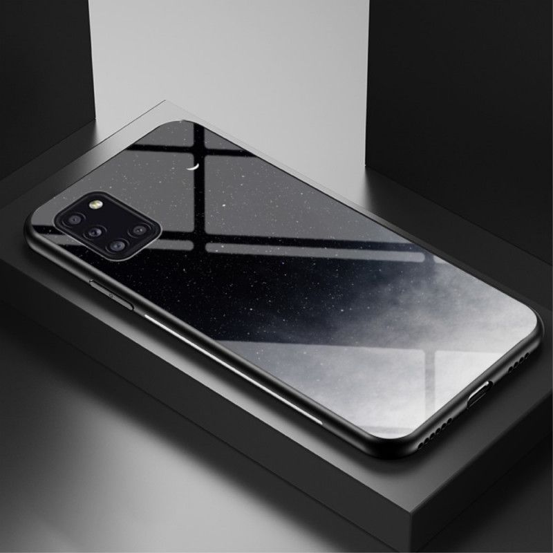 Cover Samsung Galaxy A31 Hvid Skønhedshærdet Glas