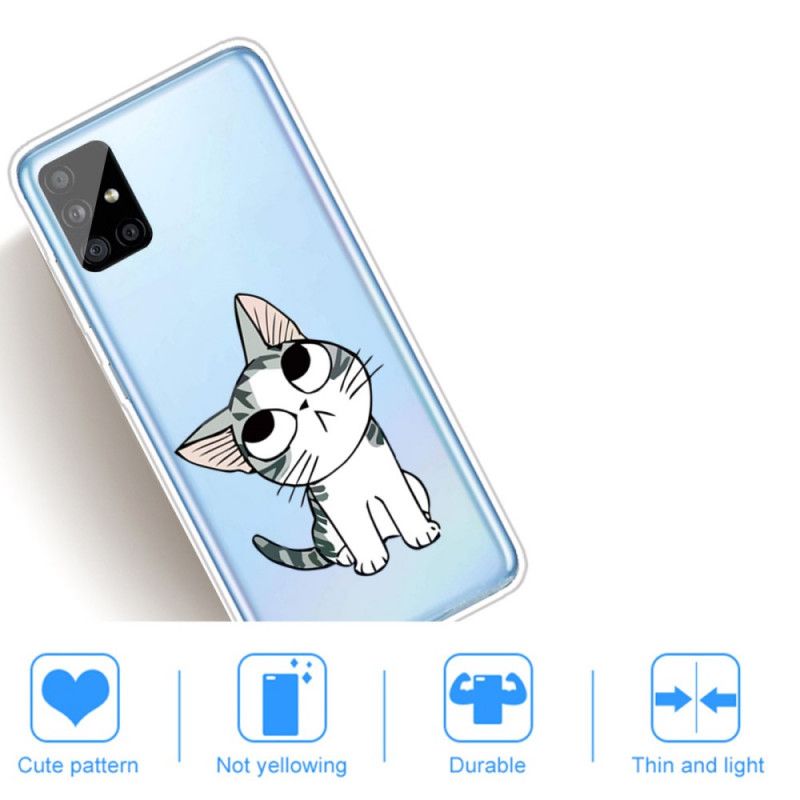 Cover Samsung Galaxy A31 Mobilcover Charmerende Kat