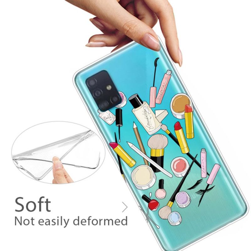 Cover Samsung Galaxy A31 Mobilcover Top Makeup