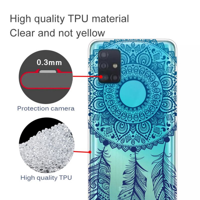 Cover Samsung Galaxy A31 Mobilcover Unik Blomstermandala