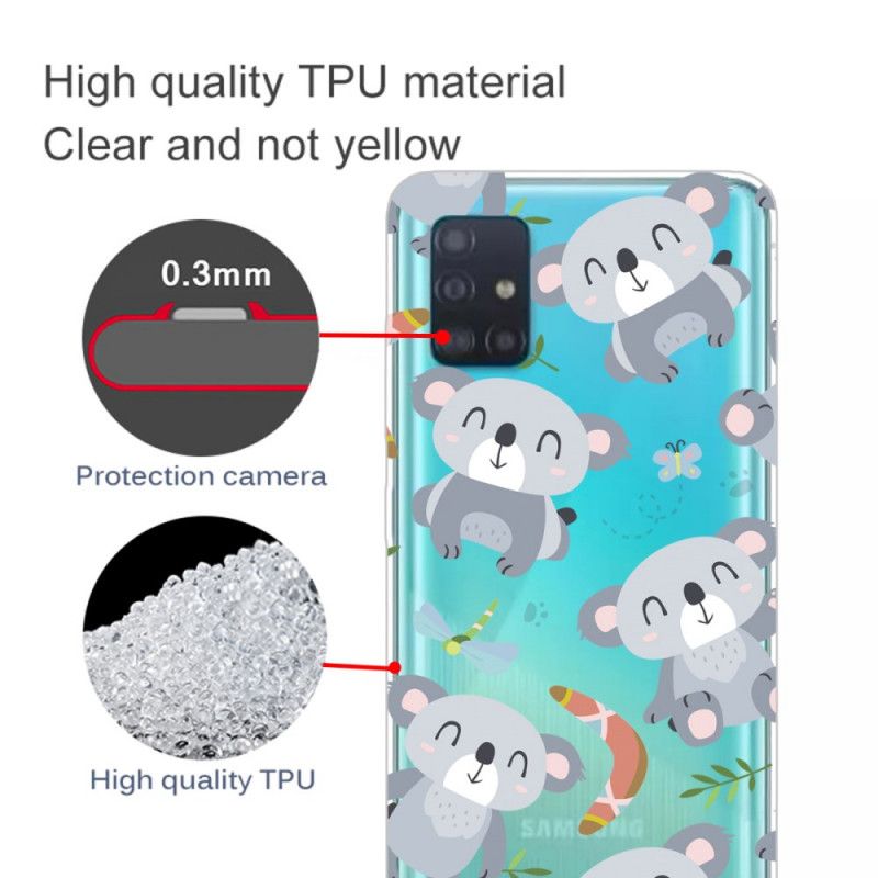 Cover Samsung Galaxy A31 Søde Koalaer Beskyttelse