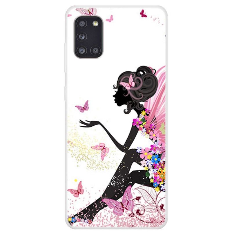 Cover Samsung Galaxy A31 Sommerfugldame