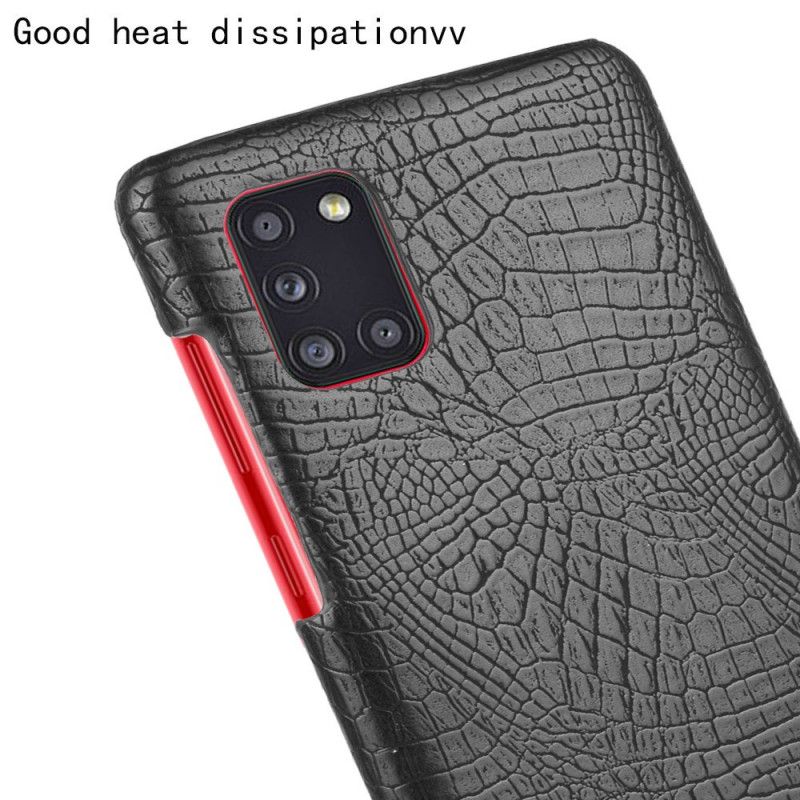 Cover Samsung Galaxy A31 Sort Krokodillehudeffekt