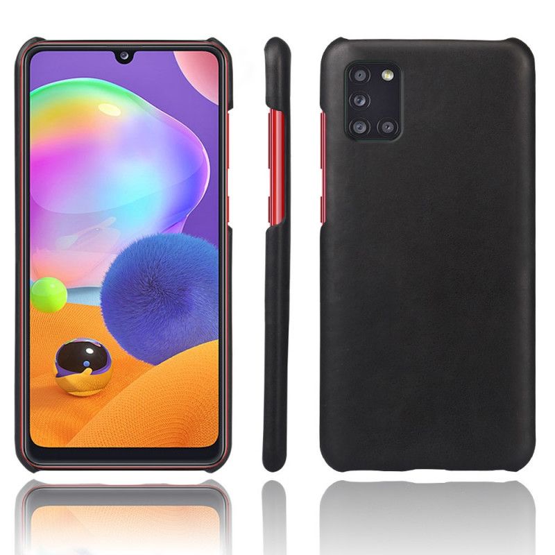 Cover Samsung Galaxy A31 Sort Ksq Lædereffekt