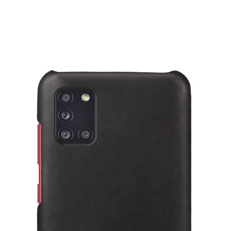 Cover Samsung Galaxy A31 Sort Ksq Lædereffekt