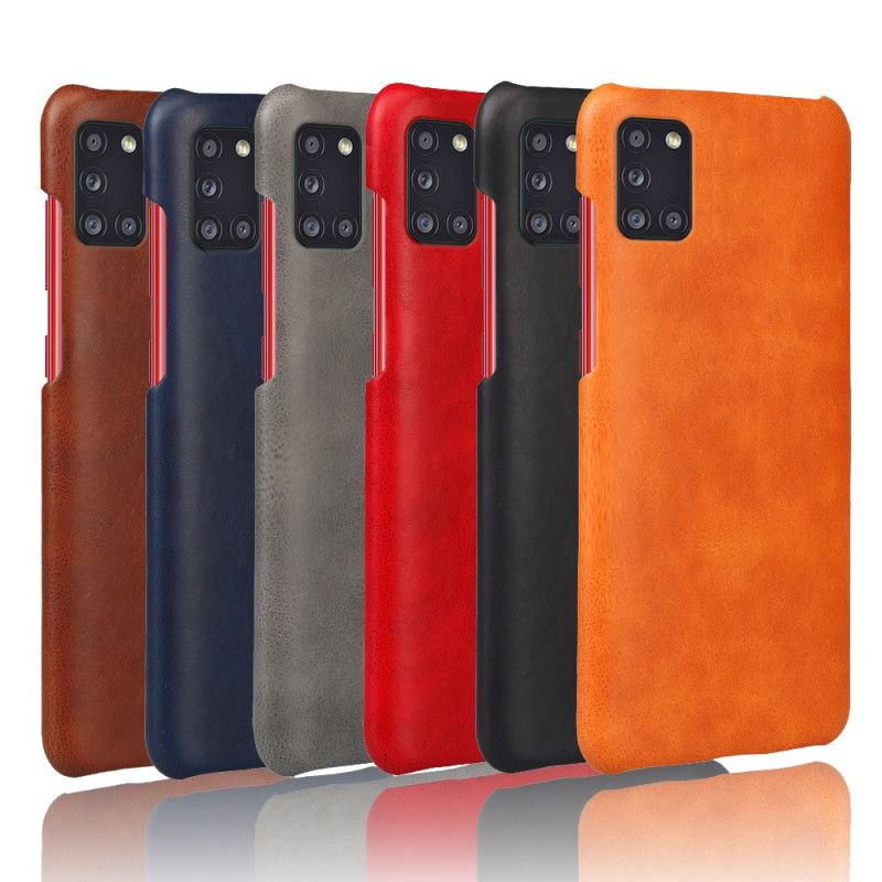 Cover Samsung Galaxy A31 Sort Ksq Lædereffekt