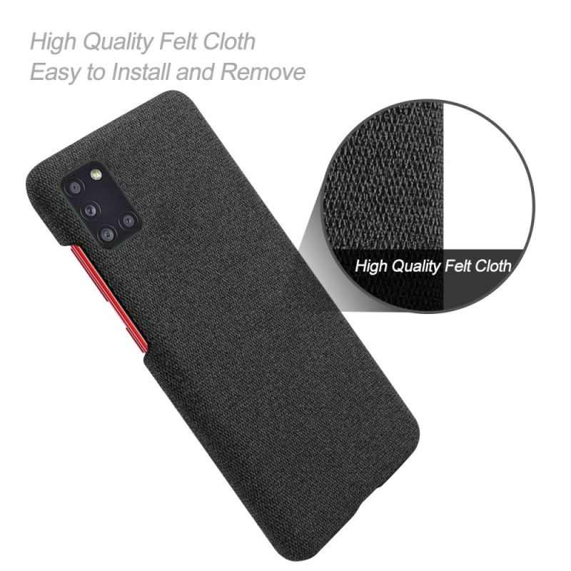 Cover Samsung Galaxy A31 Sort Ksq Stoftekstur