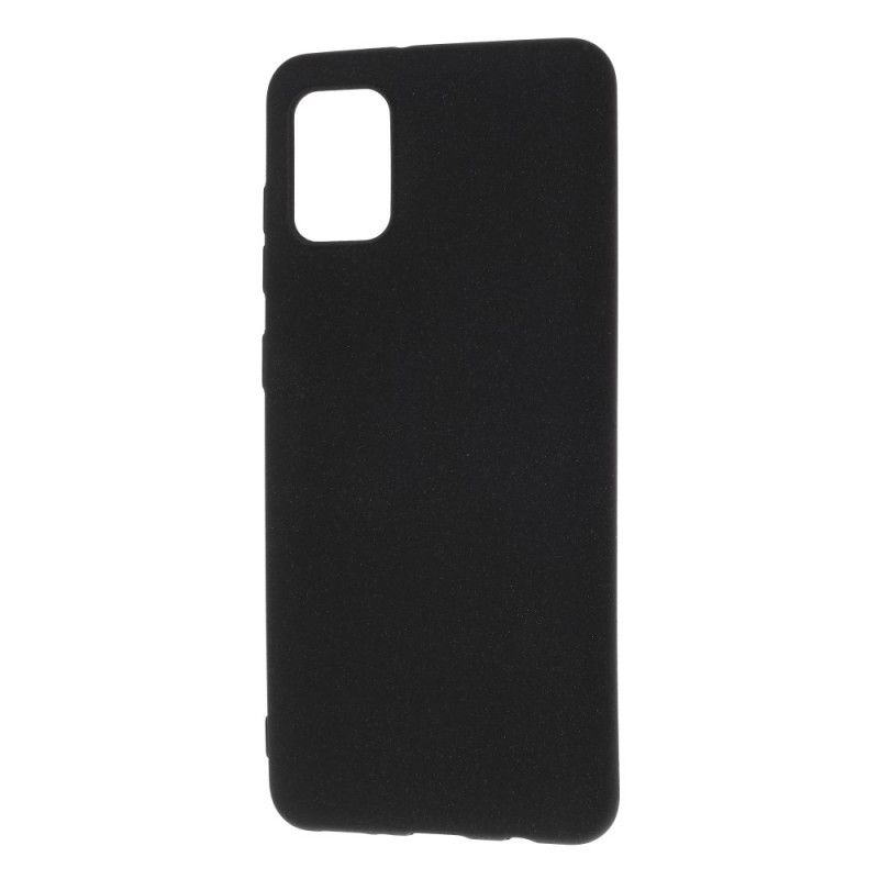 Cover Samsung Galaxy A31 Sort Mattsilikone