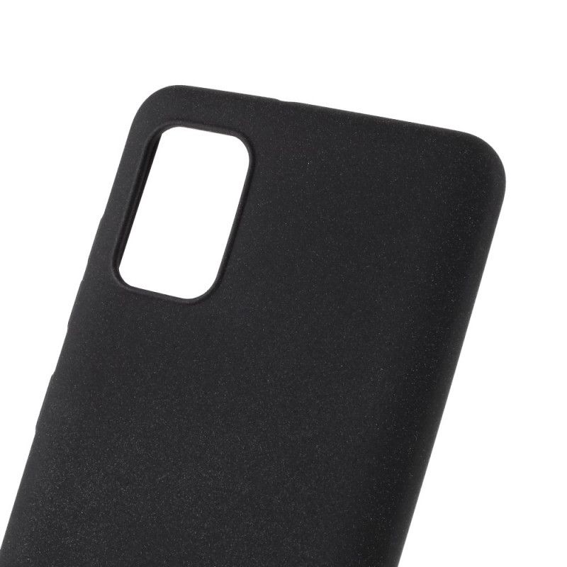 Cover Samsung Galaxy A31 Sort Mattsilikone