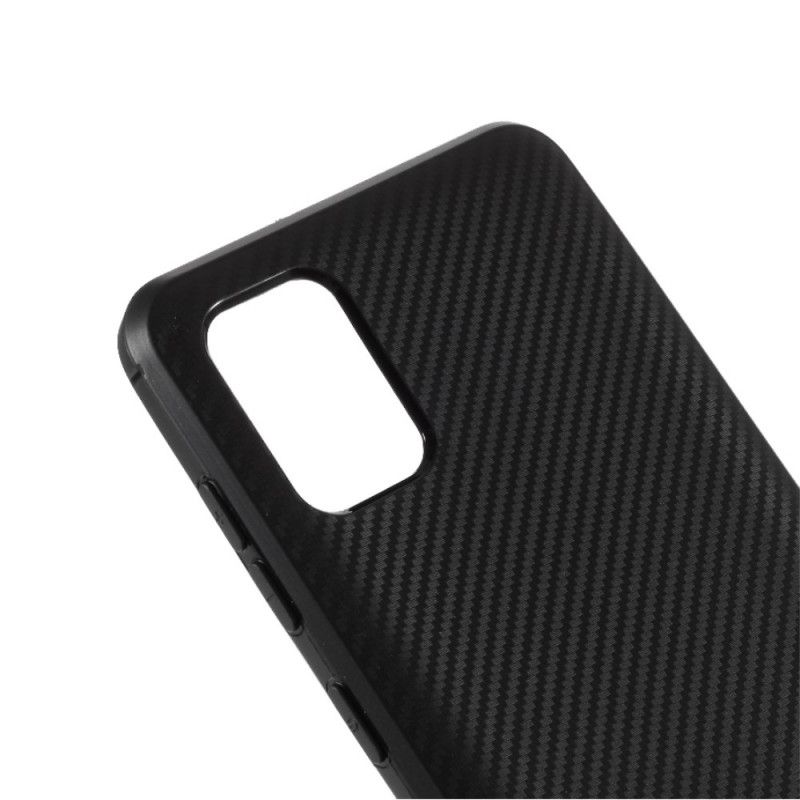 Cover Samsung Galaxy A31 Sort Premium Kulfiber