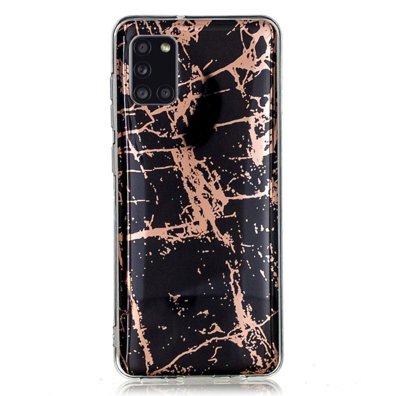 Cover Samsung Galaxy A31 Sort Ultra Designer Marmor Original