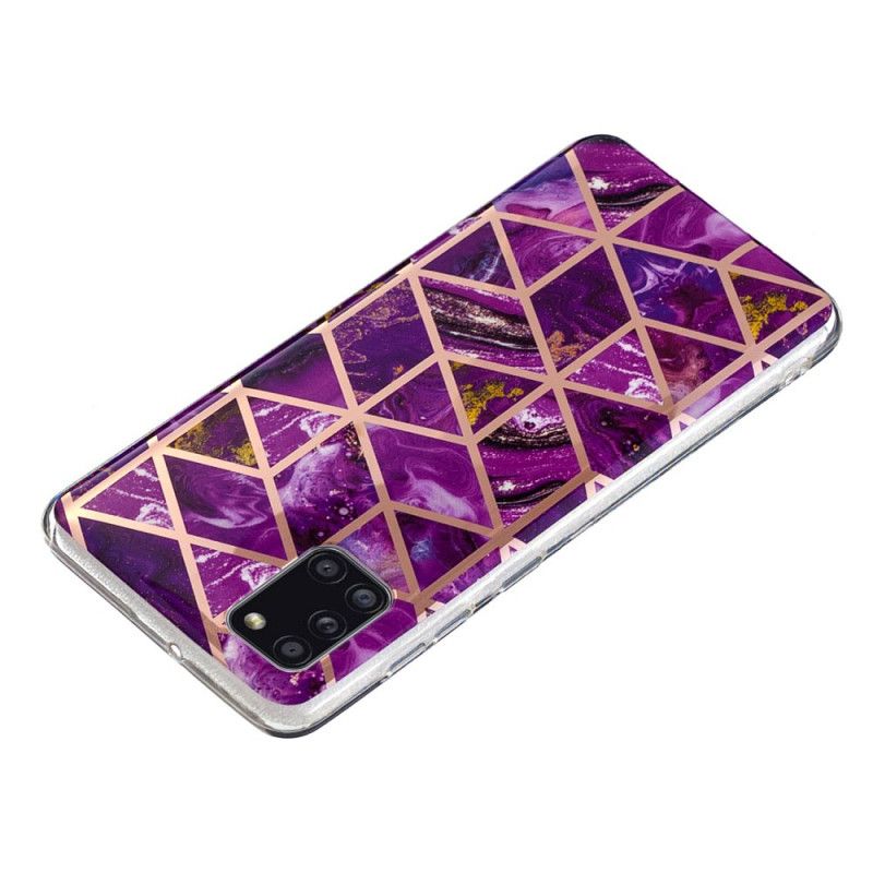 Cover Samsung Galaxy A31 Sort Ultra Designer Marmor Original