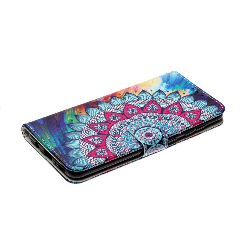 Flip Cover Læder for Samsung Galaxy A31 Konge Mandala