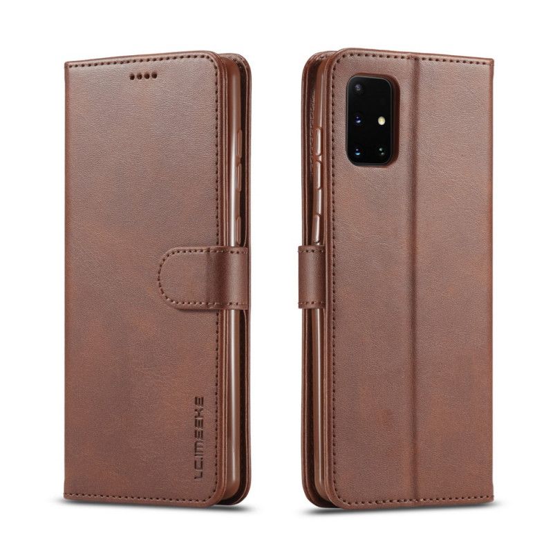 Flip Cover Læder for Samsung Galaxy A31 Sort Lc.Imeeke Lædereffekt