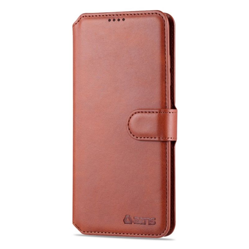 Flip Cover Læder for Samsung Galaxy A31 Sort Retro Azns