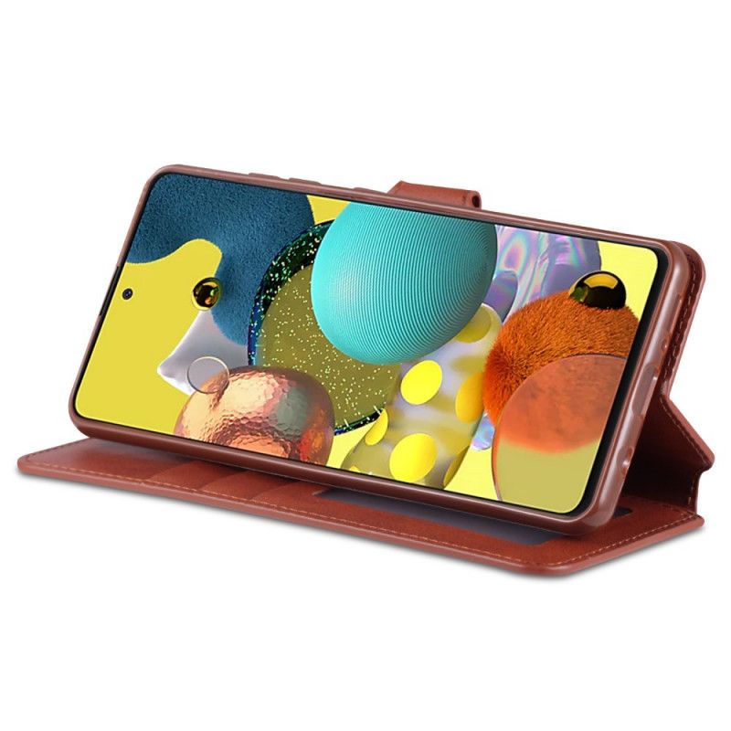 Flip Cover Læder for Samsung Galaxy A31 Sort Retro Azns