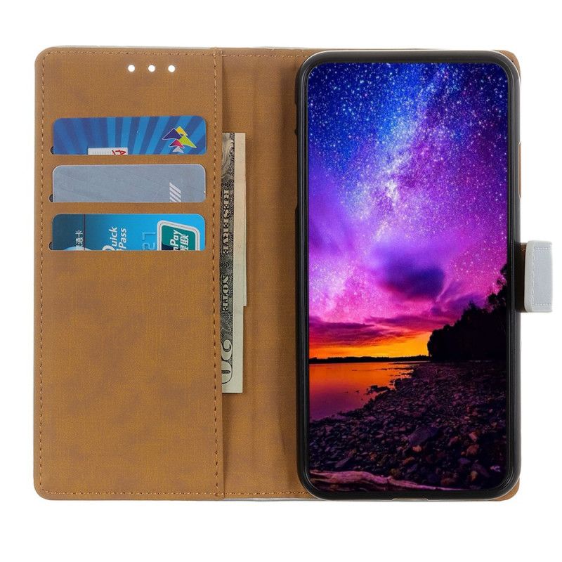 Flip Cover Læder for Samsung Galaxy A31 Sort Simpelt Kunstlæder