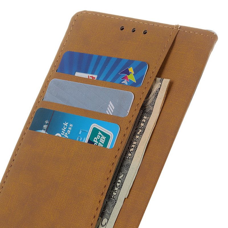 Flip Cover Læder for Samsung Galaxy A31 Sort Simpelt Kunstlæder