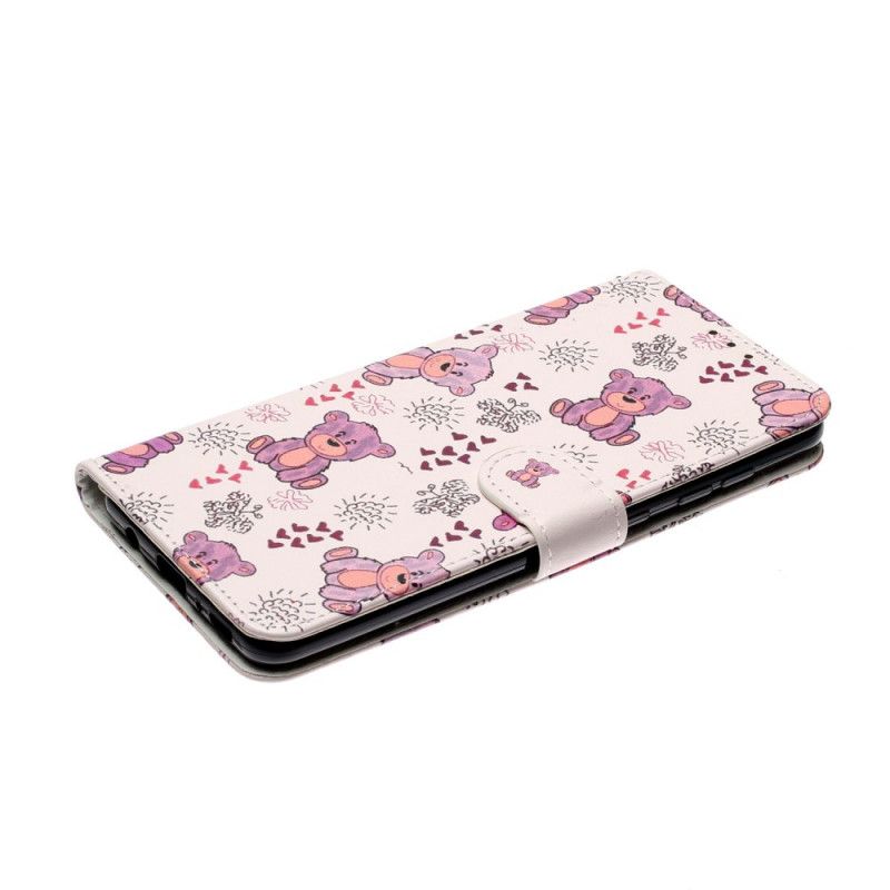 Flip Cover Læder Samsung Galaxy A31 Kun Bjørne Original