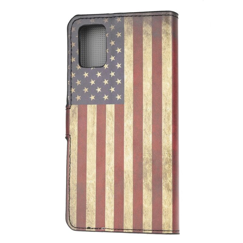 Flip Cover Læder Samsung Galaxy A31 Usa Flag Beskyttelse