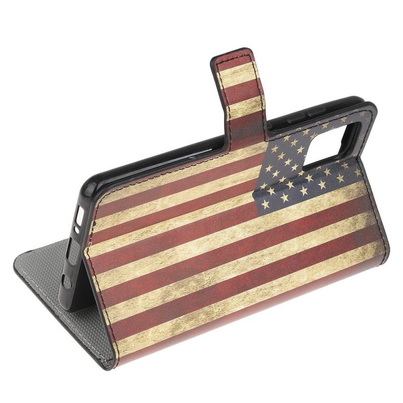 Flip Cover Læder Samsung Galaxy A31 Usa Flag Beskyttelse