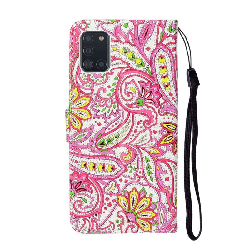 Flip Cover Samsung Galaxy A31 Blomstermønstre