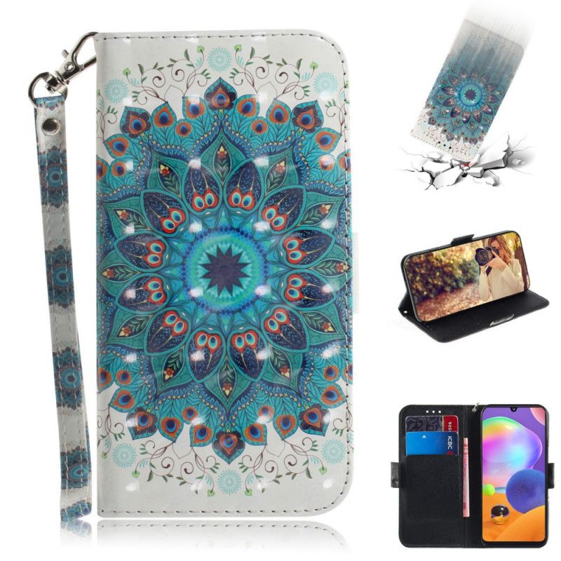 Flip Cover Samsung Galaxy A31 Mesterlig Mandala Med Rem