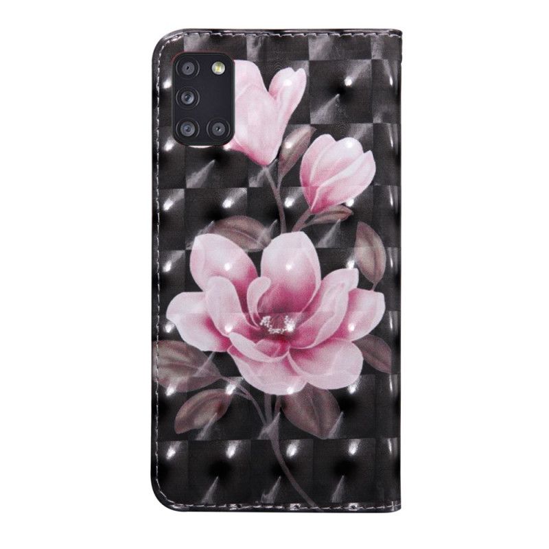 Flip Cover Samsung Galaxy A31 Mobilcover Blomster Blomstrer