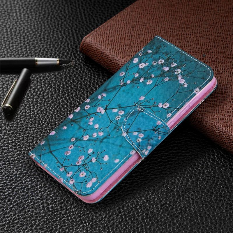 Flip Cover Samsung Galaxy A31 Mobilcover Blomstrende Træ