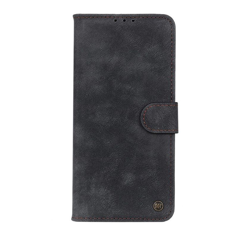 Flip Cover Samsung Galaxy A31 Sort Vintage Læderstil