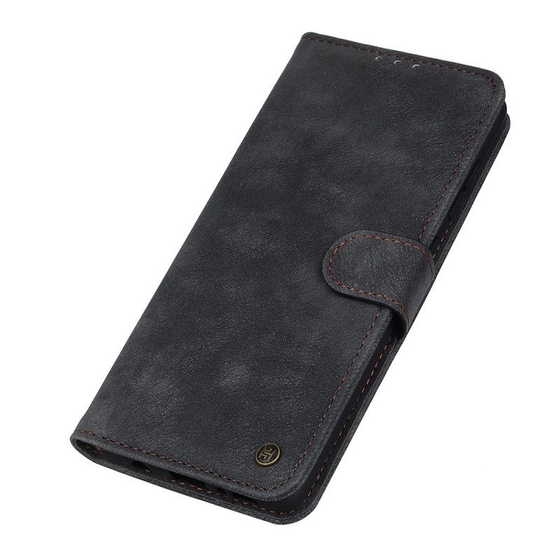 Flip Cover Samsung Galaxy A31 Sort Vintage Læderstil