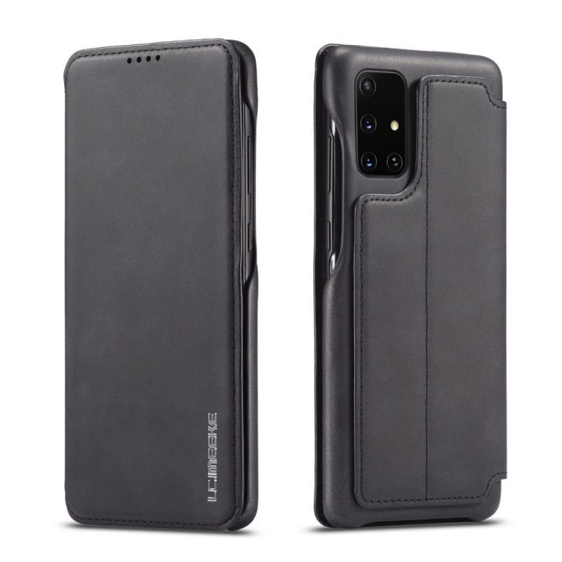 Læder Cover Samsung Galaxy A31 Sort Lc.Imeeke Lædereffekt Beskyttelse