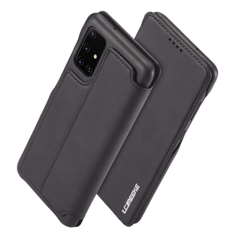 Læder Cover Samsung Galaxy A31 Sort Lc.Imeeke Lædereffekt Beskyttelse