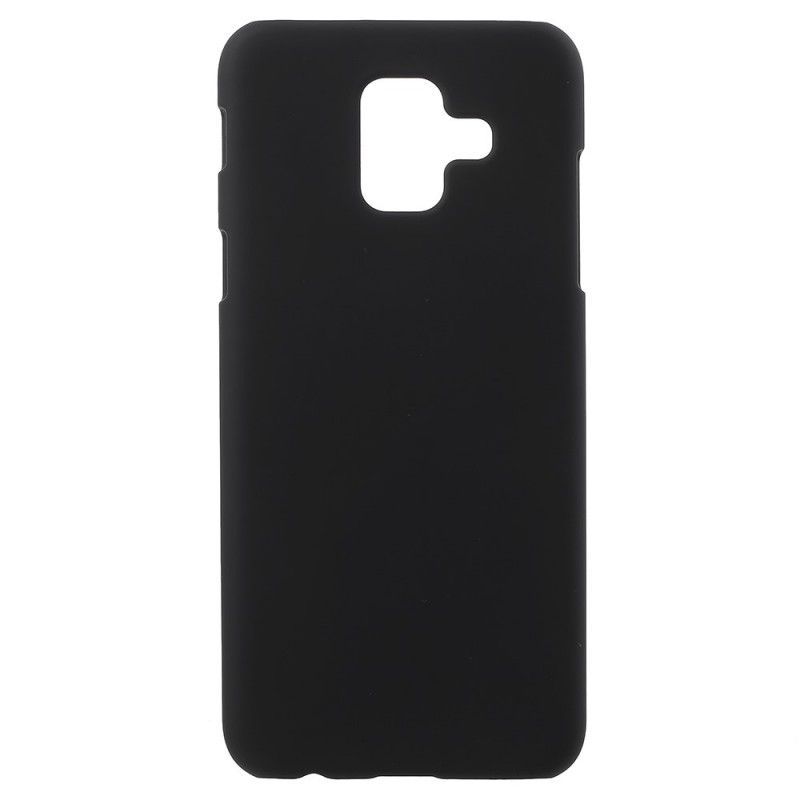 Cover for Samsung Galaxy A6 Sort Klassisk Stiv