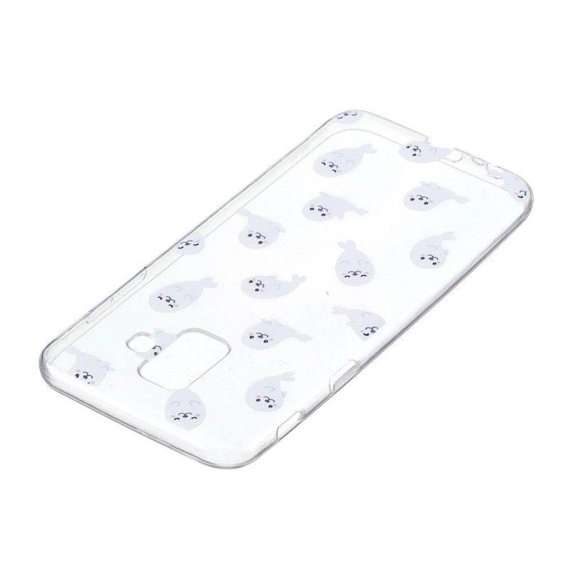 Cover Samsung Galaxy A6 Gennemsigtig Sjov Løver