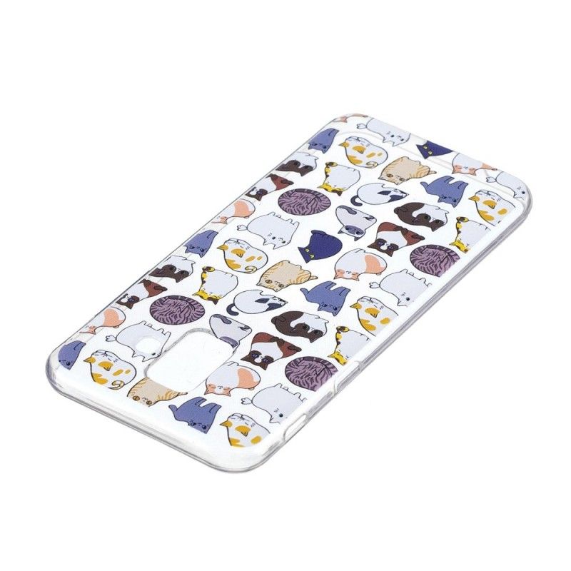 Cover Samsung Galaxy A6 Gennemsigtige Flere Katte