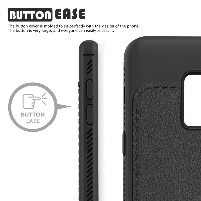 Cover Samsung Galaxy A6 Rød Premium Lædereffekt Original