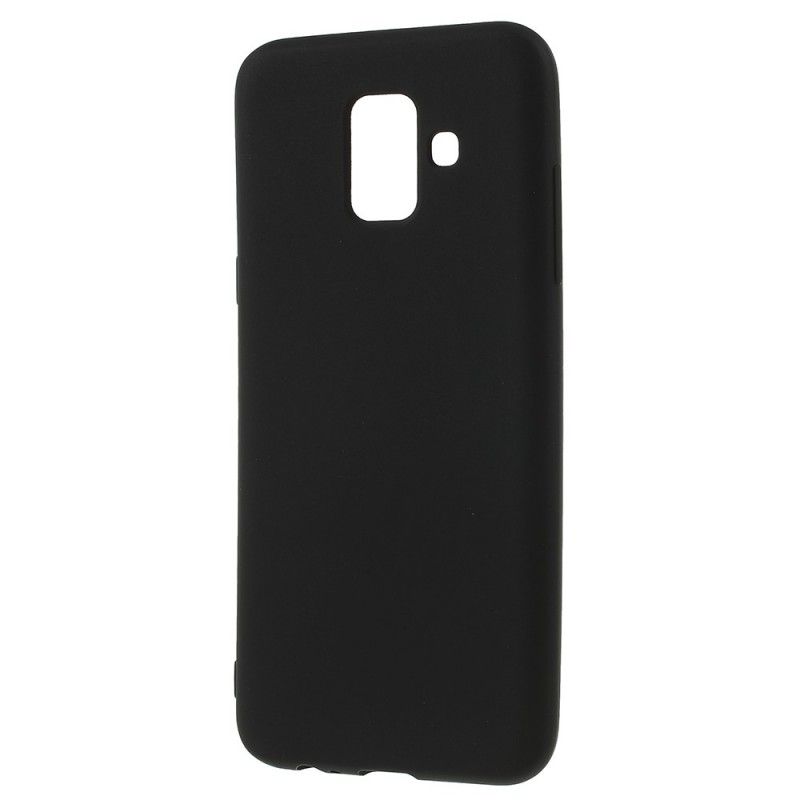 Cover Samsung Galaxy A6 Sort Mobilcover Silikone