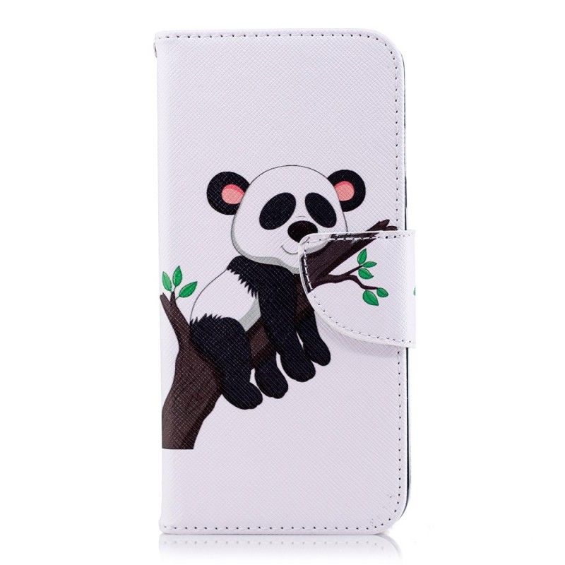 Flip Cover Læder Samsung Galaxy A6 Doven Panda