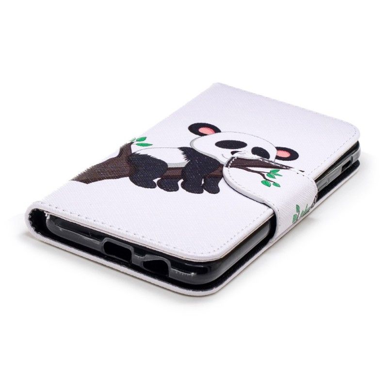 Flip Cover Læder Samsung Galaxy A6 Doven Panda