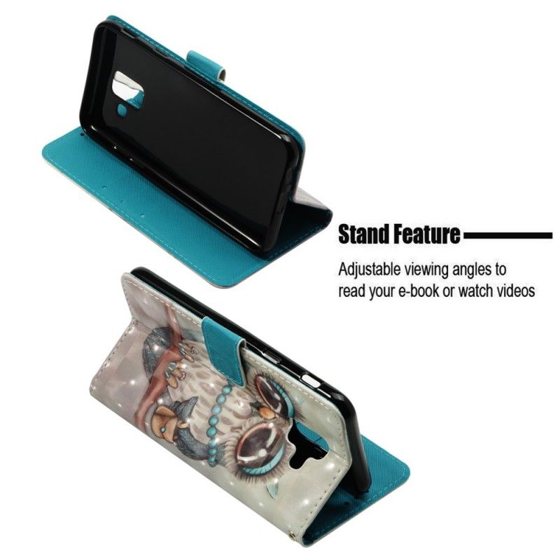 Flip Cover Samsung Galaxy A6 Mobilcover 3D Ugle Miss