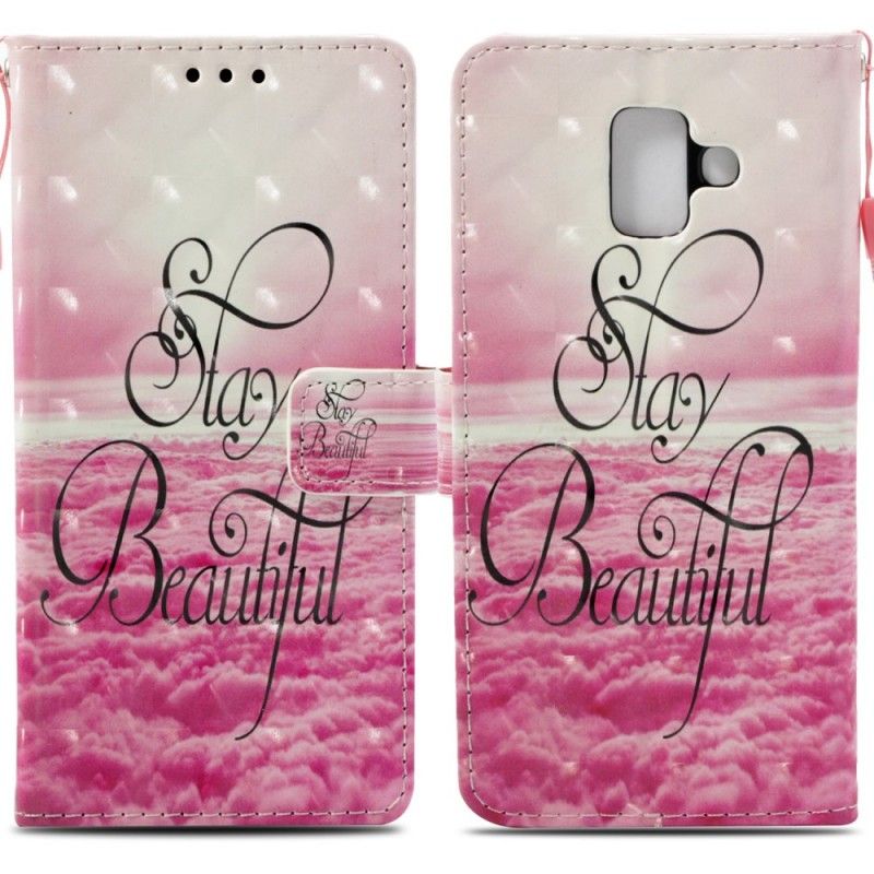 Flip Cover Samsung Galaxy A6 Mobilcover Bliv Smuk 3D