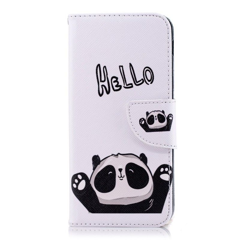 Flip Cover Samsung Galaxy A6 Mobilcover Hej Panda