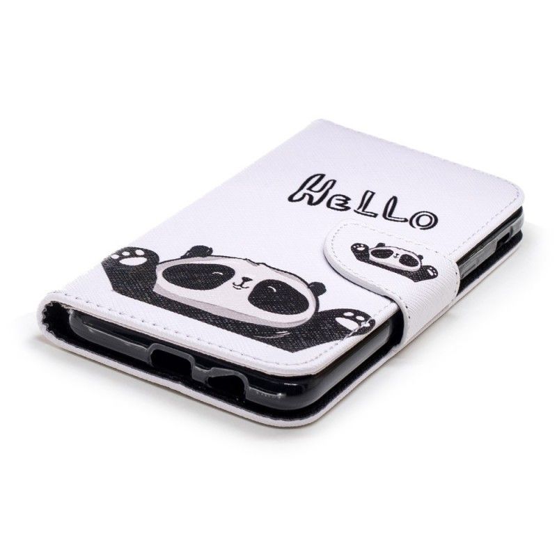 Flip Cover Samsung Galaxy A6 Mobilcover Hej Panda