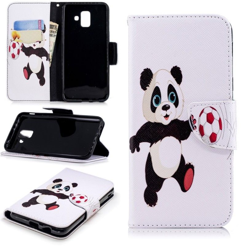 Flip Cover Samsung Galaxy A6 Mobilcover Pandafod