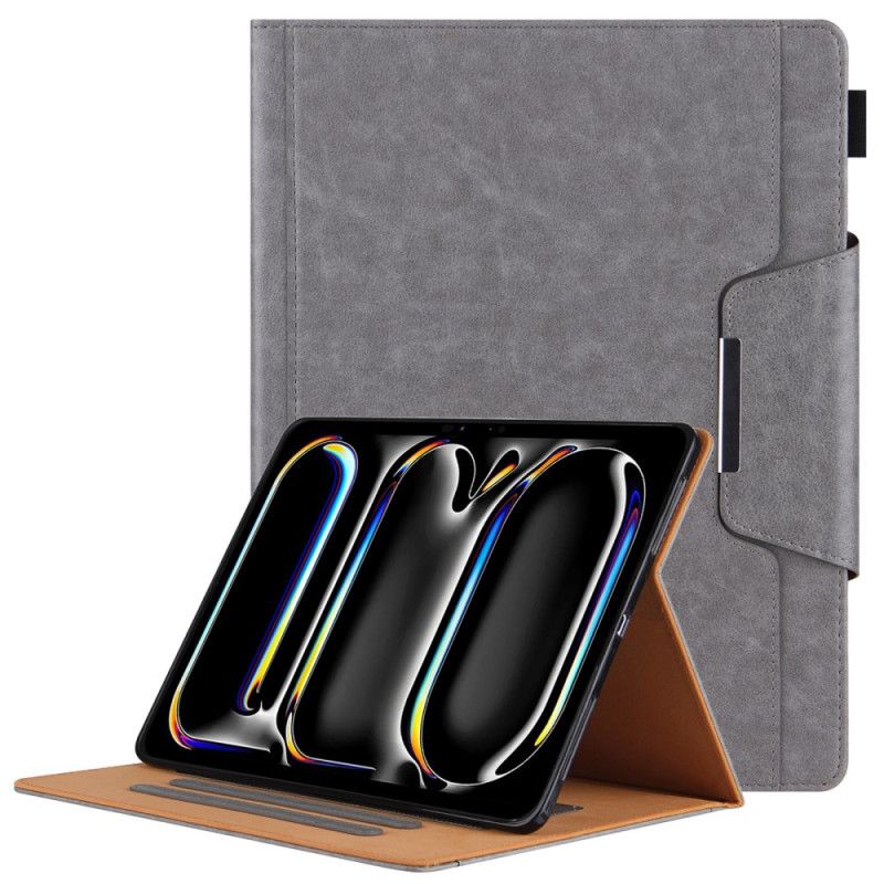 Læder Cover iPad Pro 13 (2024) Telefon Etui Support Og Wake-up / Auto Sleep Funktion